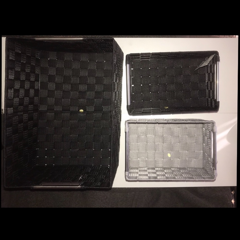 3 Storage Boxes, Organizers, Storage baskets